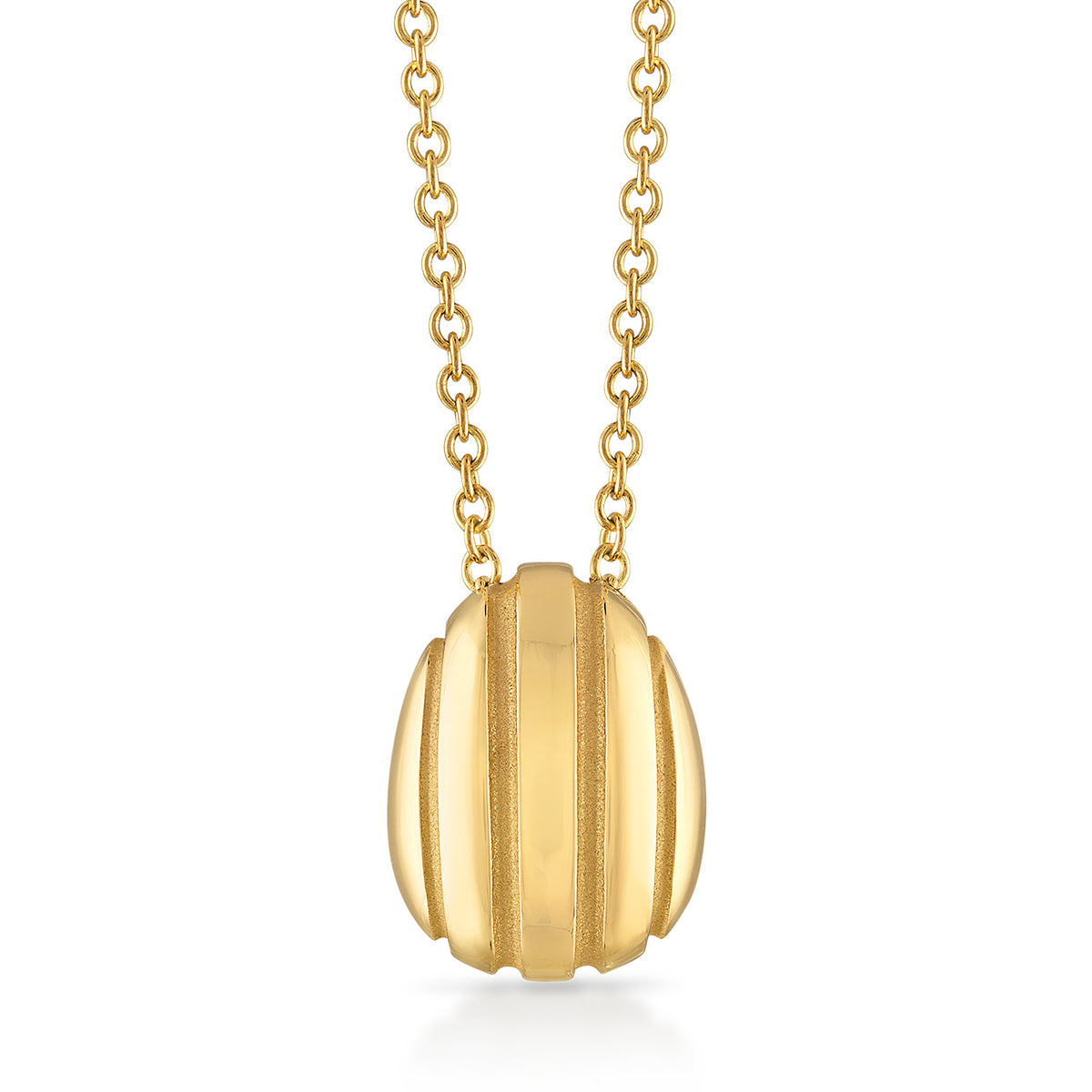 Eos Small Egg Necklace | 18K Yellow Gold Fine Jewelry – Pamela Zamore