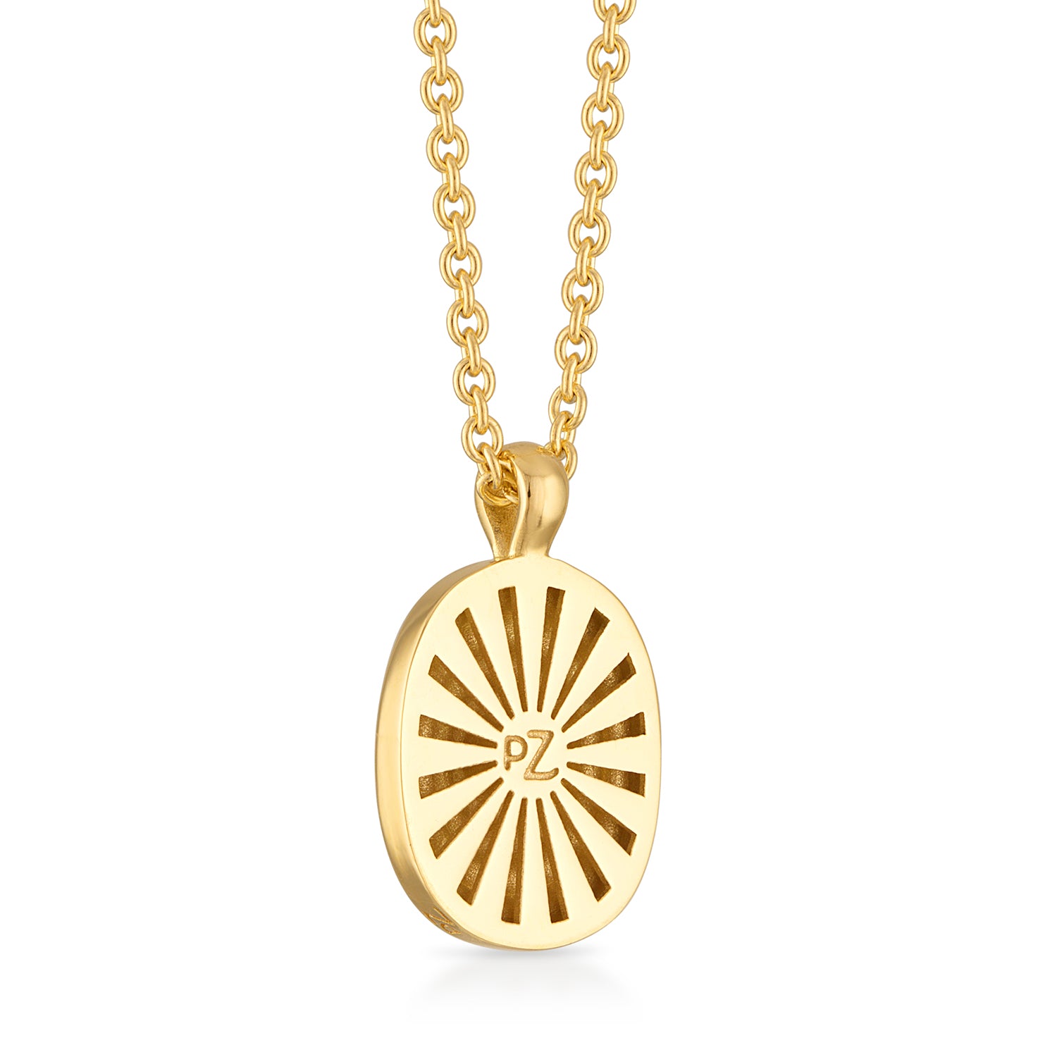 Olo Oval Pendant Necklace | 18K Yellow Gold Fine Jewelry Olo Oval Pendant Necklace | 18K Yellow Gold Fine Jewelry