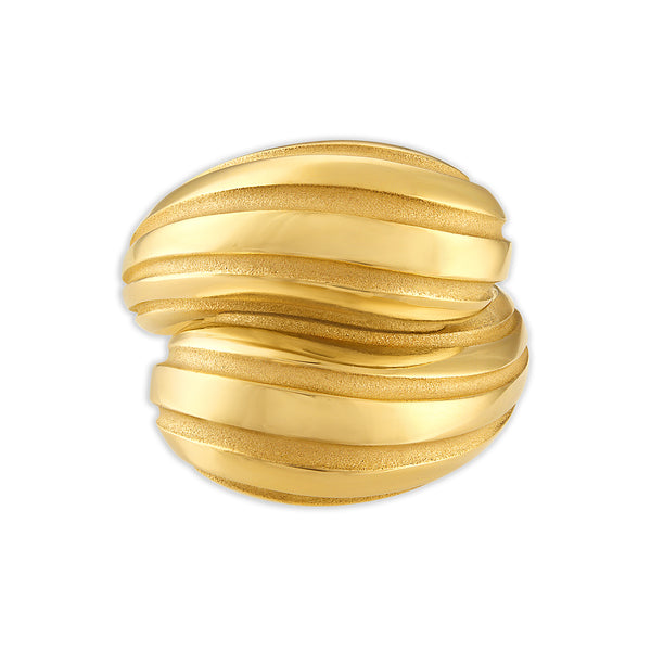 Eos Hug Ring | 18K Yellow Gold Fine Jewelry – Pamela Zamore
