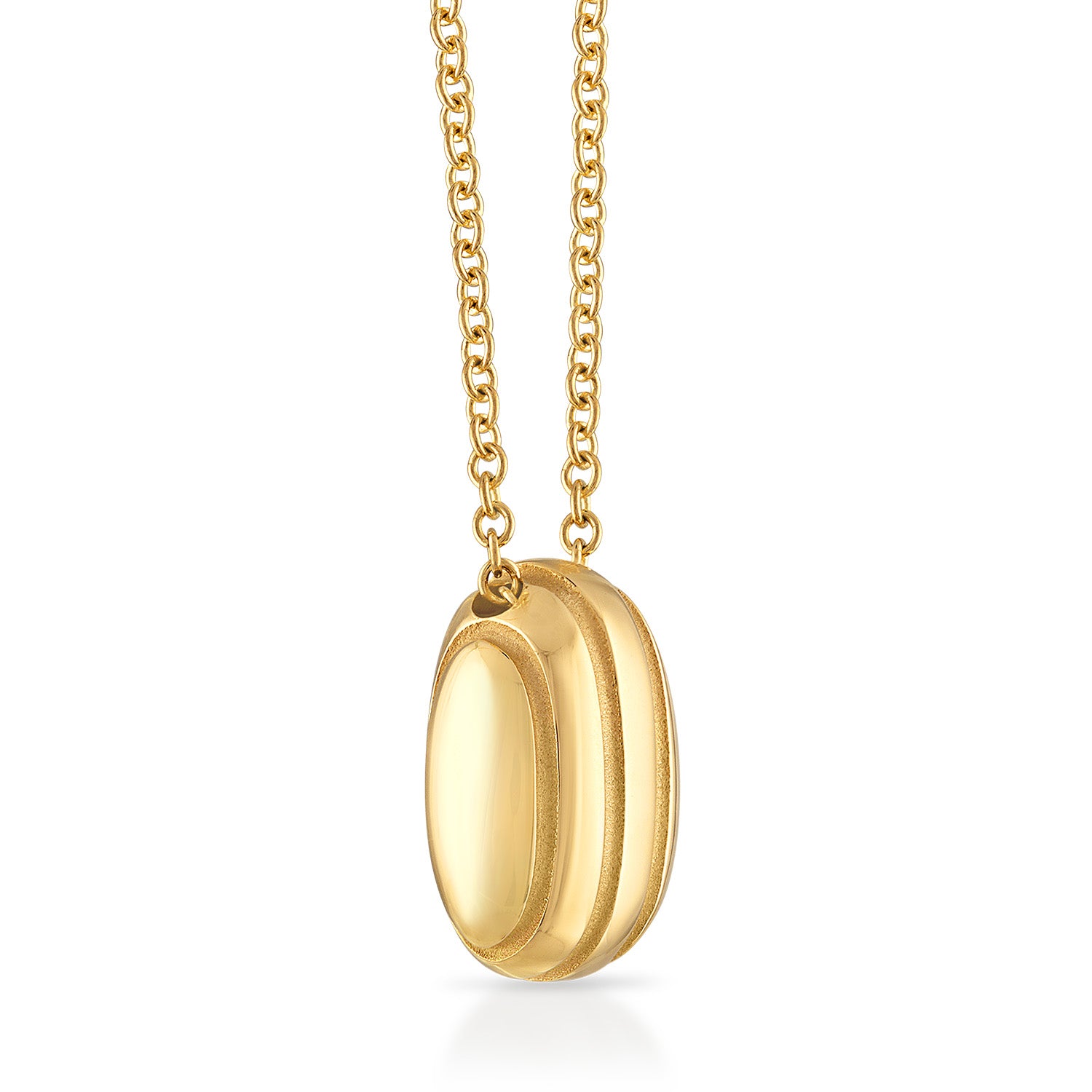 Eos Small Egg Necklace | 18K Yellow Gold Fine Jewelry – Pamela Zamore